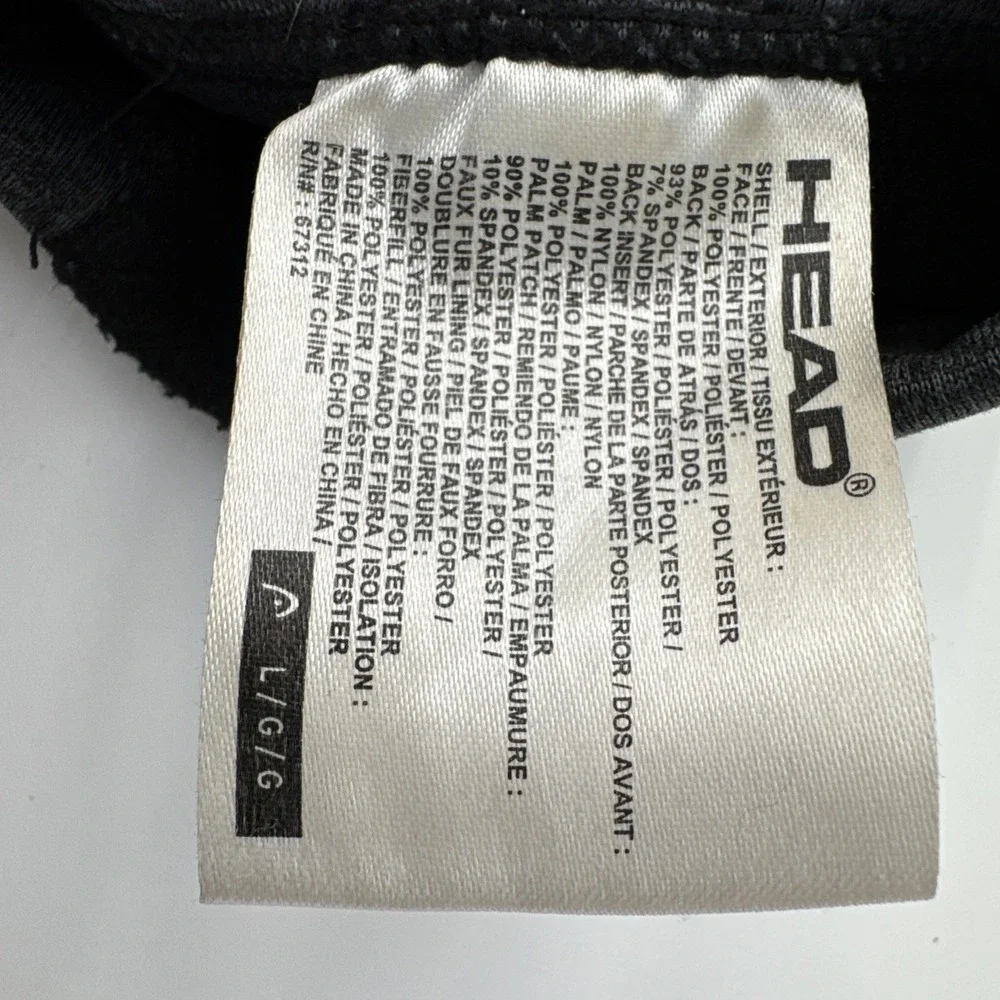 Head Gloves Sensatec Technology Phone Compatible Lg RN #67312 Rubber Grip Ski - Picture 5 of 11